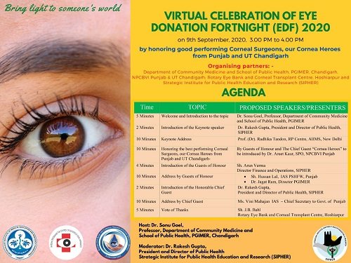 Virtual Celebration on Eye donation