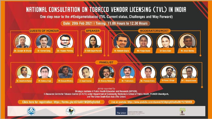 National Consultation on Tobacco Vendor Licensing (TVL)